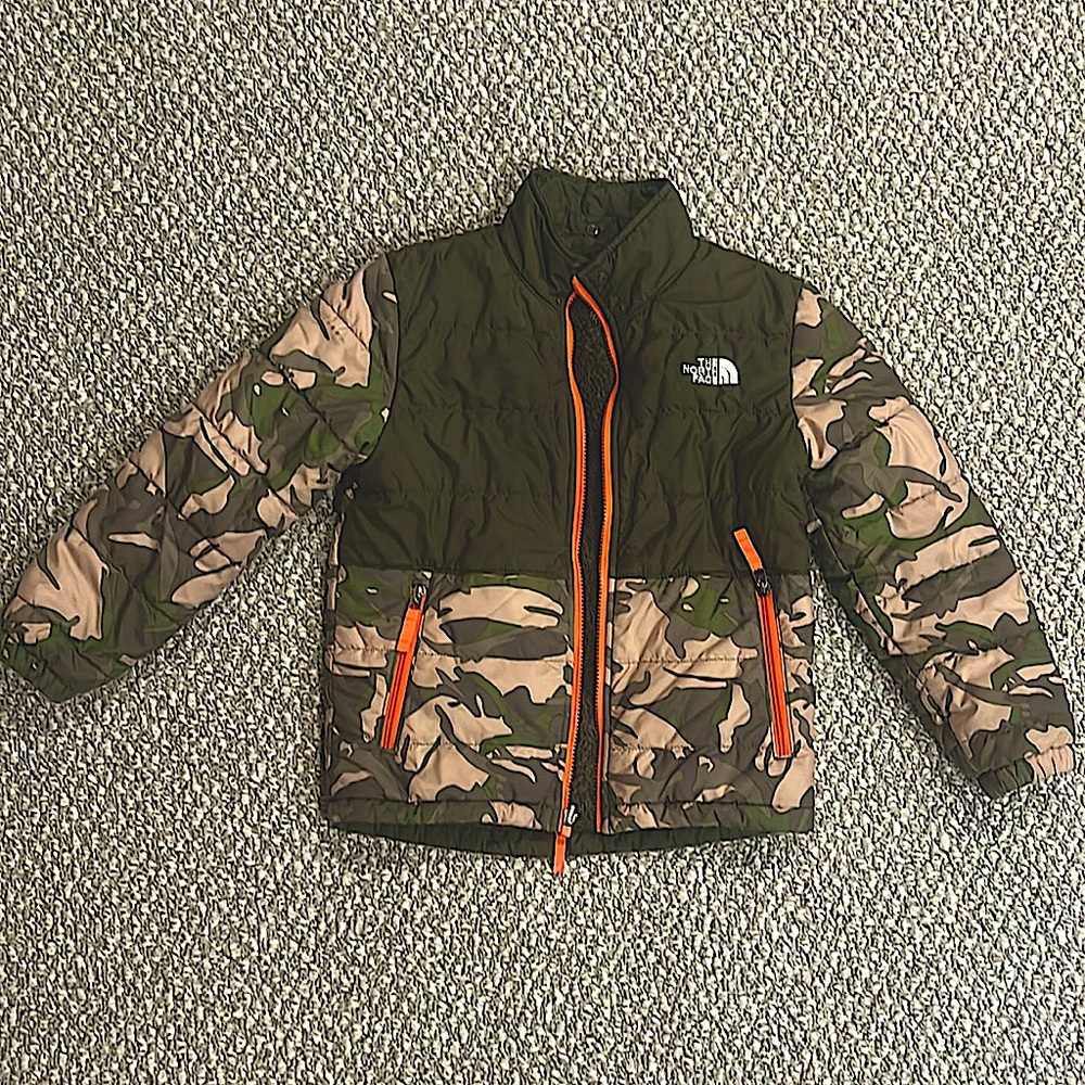 Kids North Face Reversible Winter Jacket